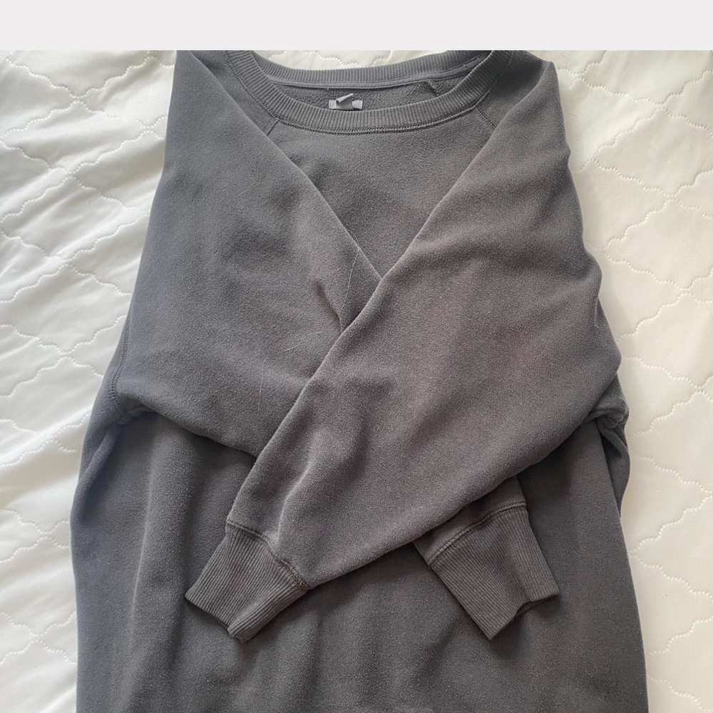 Charcoal Gray Crewneck Sweatshirt